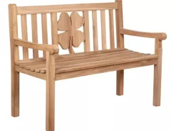 GarWoh Gartenbänke|Gartenbank Kleeblatt Teak