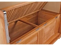 Strandkorb Nordstrand Teak PE Grey Dessin 522*GarWoh New