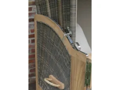 Strandkorb Nordstrand Teak PE Grey Dessin 586*GarWoh Clearance