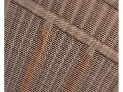 GarWoh Strandkörbe|Strandkorb Nordstrand Teak PE Grey Dessin 513