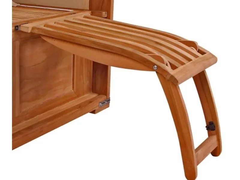 GarWoh Strandkörbe|Strandkorb Nordstrand Teak PE Grey Dessin 513
