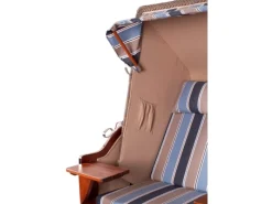 Strandkorb Nordstrand Mahagoni PE Grey Dessin 580*GarWoh New