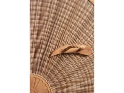 GarWoh Strandkörbe|Strandkorb Rantum Teak PE Shell Dessin 510