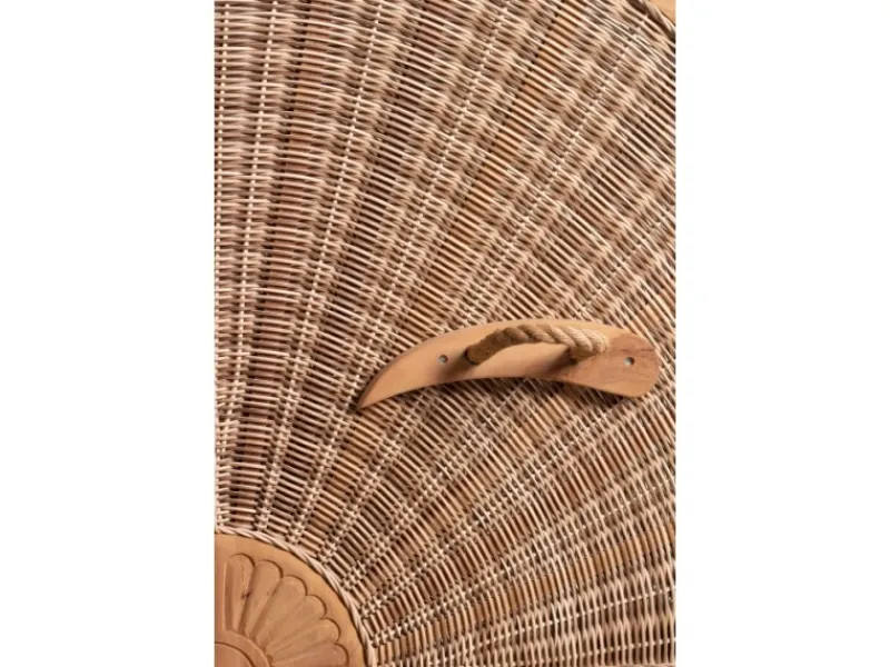 GarWoh Strandkörbe|Strandkorb Rantum Teak PE Shell Dessin 510