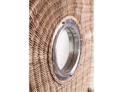 Strandkorb Rantum Teak PE shell Dessin 505*GarWoh Clearance