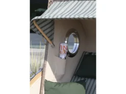 GarWoh Strandkörbe|Strandkorb Rantum Teak PE Grey Dessin 585