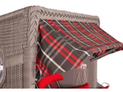 Strandkorb Rantum Mahagoni Washed Grey PE Koboo Grey Dessin 529*GarWoh Online