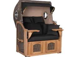 Strandkorb Rantum Teak PE Grey Dessin 548*GarWoh Sale