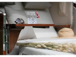 Strandkorb Westerland Mahagoni Bullauge PE Grey Dessin 537*GarWoh Discount