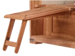 GarWoh Strandkörbe|Strandkorb Westerland Teak Bullauge PE Grey Dessin 537