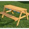 Picknick-Spieltisch Gustav mit Matschfächern 89 cm x 85 cm x 48,5 cm*GASPO New