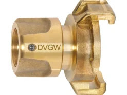 Geka Schlauch Kupplungen|Plus Stecksystem-Übergangsstück MS DVGW mit Klaue und Steckbuchse