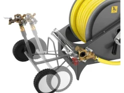 Regner-Wagen Grau-Gelb*Geka