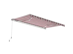 Gelenkarmmarkise Aventura 4x2,5m Bordeaux-* Hot