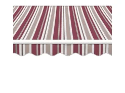 Gelenkarmmarkise Aventura 4x2,5m Bordeaux-* Hot