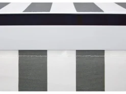 Markisen|Gelenkarmmarkise Aventura Solar-LED 3x2m Grau-Weiß