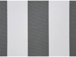 Markisen|Gelenkarmmarkise Aventura Solar-LED 3x2m Grau-Weiß