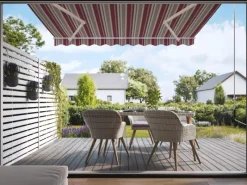 Markisen|Gelenkarmmarkise Aventura 3x2m Bordeaux-