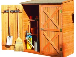 Promadino Gartenschränke|Geräteschrank Pforzheim 149 cm x 78 cm x 163 cm