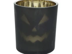 Weitere Anlässe|Glas-Teelichthalter D 55 mm x H 65 mm schwarz 2 Designs