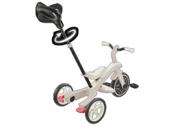 Fitnessgeräte|Globber Explorer Trike 4in1 Kinderwagen Dreirad und Laufrad 10/8,5 Zoll TPR-Sitz Höhenverstellbar Kokos