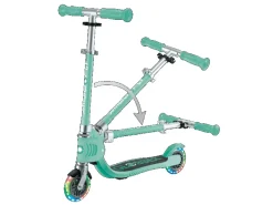 Globber Flow Foldable Junior Lights Roller 121 mm ABEC 9 Verstellbar Klappmechanismus LED-Leuchtrollen Mint* Outlet