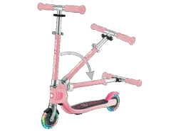 Globber Flow Foldable Junior Lights Roller 121mm ABEC9 Verstellbar Klappmechanismus LED-Leuchtrollen Pastell* Outlet