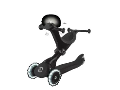 Globber Go-Up Deluxe Lights 360 3 in 1 Aufsitzrad Laufrad Scooter 3-Rädrig Verstellbar LED-Leuchtrollen* New