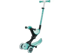 Globber Go-Up Deluxe Lights 3 in 1 Dreirad 120/80 mm ABEC 9 3-Rädrig Höhenverstellbar LED-Leuchtrollen Dunkelmint* Sale