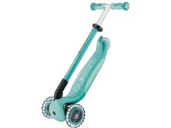 Globber Go-Up Deluxe Lights 3 in 1 Dreirad 120/80 mm ABEC 9 3-Rädrig Höhenverstellbar LED-Leuchtrollen Dunkelmint* Sale