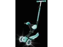 Globber Go-Up Deluxe Lights 3 in 1 Dreirad 120/80 mm ABEC 9 3-Rädrig Höhenverstellbar LED-Leuchtrollen Dunkelmint* Sale