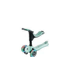 Fitnessgeräte|Globber Go-Up Sporty Lights 360 3in1 Aufsitzrad Laufrad Scooter 120/80mm 3-Rädrig Verstellbar LED-Rollen Mint