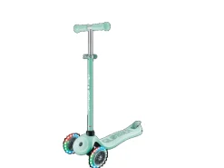 Fitnessgeräte|Globber Go-Up Sporty Lights 360 3in1 Aufsitzrad Laufrad Scooter 120/80mm 3-Rädrig Verstellbar LED-Rollen Mint