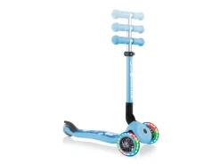 Fitnessgeräte|Globber Junior Foldable Fantasy Lights Tretroller 120/80 mm ABEC 5 3-Rädrig LED-Leuchtrollen Pastell-Flowers