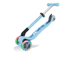 Fitnessgeräte|Globber Junior Foldable Fantasy Lights Tretroller 120/80 mm ABEC 5 3-Rädrig LED-Leuchtrollen Pastell-Flowers