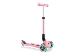 Fitnessgeräte|Globber Junior Foldable Fantasy Lights Tretroller 120/80 mm ABEC 5 3-Rädrig LED-Leuchtrollen Pastell-Flowers