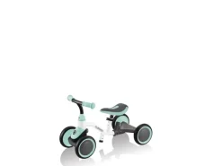 Globber Learning Bike 3in1 3 in 1 Aufsitzrad Lernrad und Laufrad 6 Zoll EVA-Bereifung 4-Rädrig Weiß-Mint* New