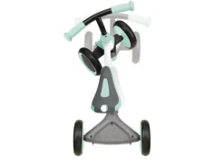 Globber Learning Bike 3in1 3 in 1 Aufsitzrad Lernrad und Laufrad 6 Zoll EVA-Bereifung 4-Rädrig Weiß-Mint* New