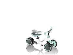 Globber Learning Bike 3in1 3 in 1 Aufsitzrad Lernrad und Laufrad 6 Zoll EVA-Bereifung 4-Rädrig Weiß-Mint* New