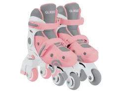 Globber Learning Skates 2in1 Inline- und Quad-Skates Kinder Verstellbar Gr.26-29 ABEC 9 Rollengröße 48x24 mm* New