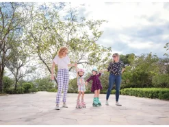 Globber Learning Skates 2in1 Inline- und Quad-Skates Kinder Verstellbar Gr.26-29 ABEC 9 Rollengröße 48x24 mm* New