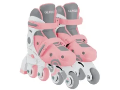 Quads|Globber Learning Skates 2in1 Inline- und Quad-Skates Kinder Verstellbar Gr.30-33 ABEC 9 Rollengröße 54x24 mm