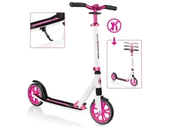 Fitnessgeräte|Globber NL 205 Tretroller 205 mm ABEC 7 Höhenverstellbar Frontfederung Klappmechanismus Weiß-