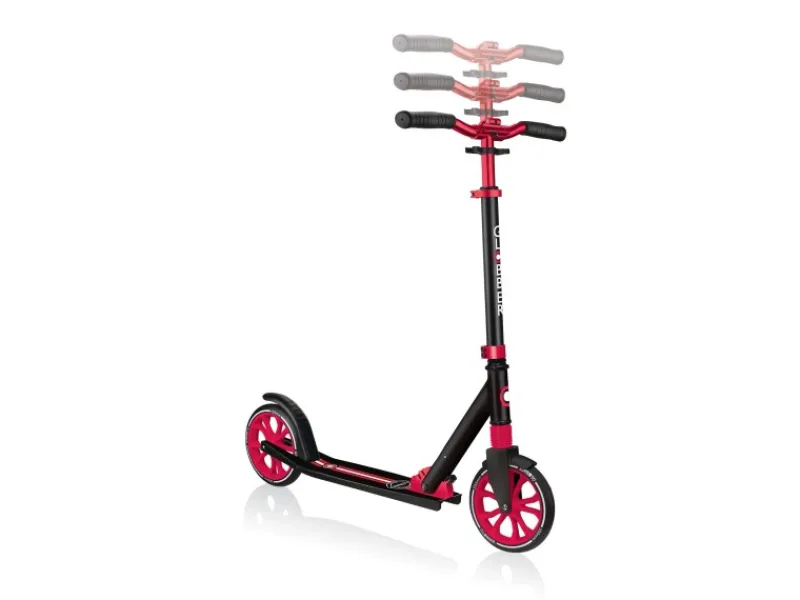 Fitnessgeräte|Globber NL 205 Tretroller 205 mm ABEC 7 Höhenverstellbar Frontfederung Klappmechanismus Schwarz-