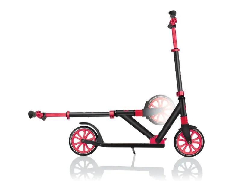 Fitnessgeräte|Globber NL 205 Tretroller 205 mm ABEC 7 Höhenverstellbar Frontfederung Klappmechanismus Schwarz-