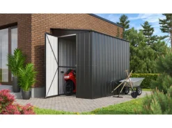 Globel Gartenschränke|Metall-Anlehngerätehaus Lean-To 58 B x T: 144 cm x 234 cm