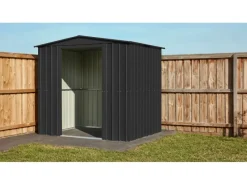 Metall-Gerätehaus Tower 108 Anthrazit B x T: 247 cm x 308 cm*Globel