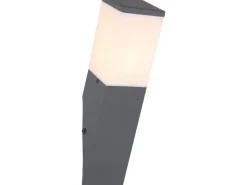 Außenleuchte Herri Anthrazit Kunststoff Opal Weiß*Globo Best