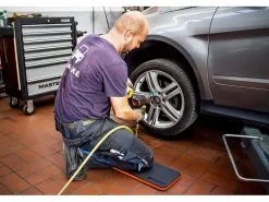 GORANDO Sitzkissen|Premium Kniekissen für Garten Haus Werkstatt Sitzkissen Kniematte 44x22cm Orange