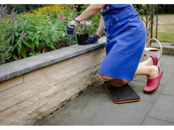 GORANDO Sitzkissen|Premium Kniekissen für Garten Haus Werkstatt Sitzkissen Kniematte 44x22cm Orange